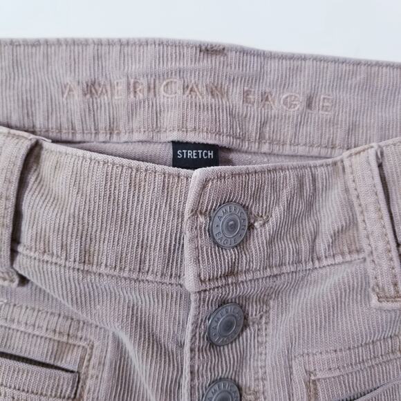 AEO American Eagle Corduroy Button Fly Super Hi-Rise Flare Pants - Picture 5 of 16